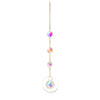 Moon Sun Ball Crystal Suncatcher Metal Prism