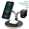 3 In 1 Wireless Magnetic Charging Station