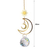 Moon Sun Ball Crystal Suncatcher Metal Prism